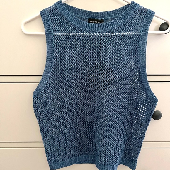 White fox outfit bold steps mesh tank and maxi skirt NWT! - Picture 2 of 12